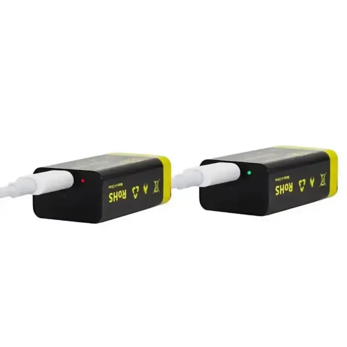 Набір акумуляторів LiitoKala Lii-USB-9V 4 шт 1100 мА·год з USB Type-C з кабелем заряджання - фото 4