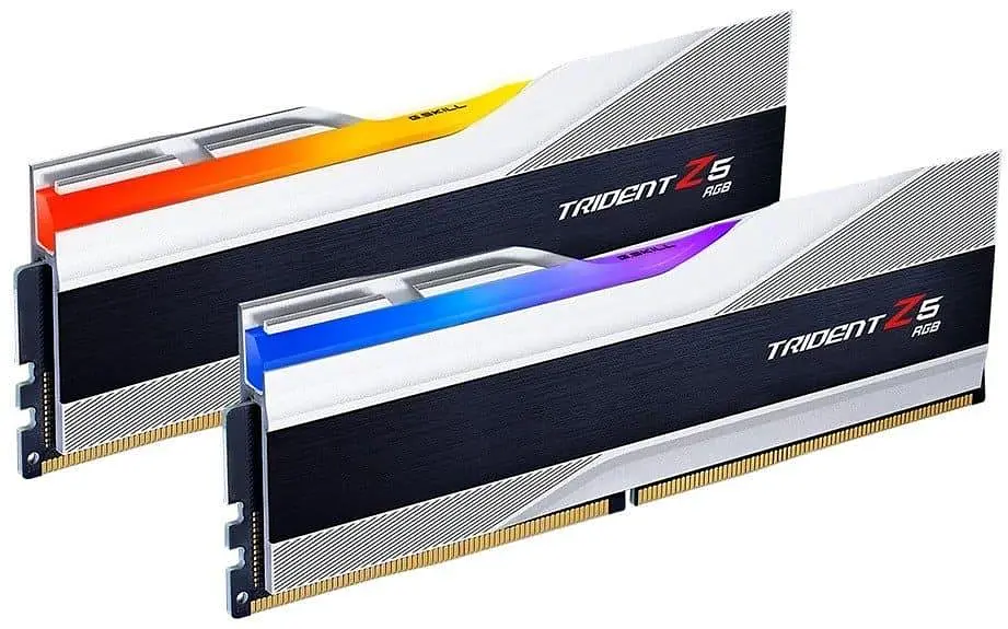 Модуль памяти G.Skill DDR5 32GB (2x16) Trident Z5 RGB Silver 7200 Mhz (F5-7200J3445G16GX2-TZ5RS) - фото 2