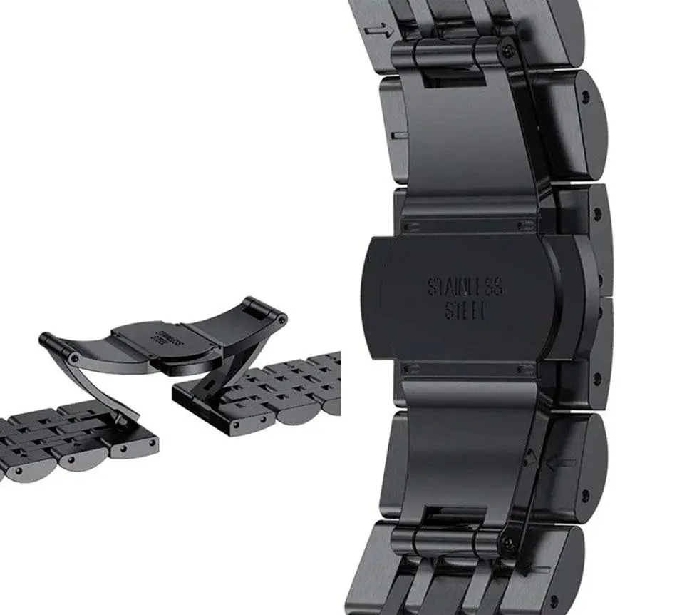 Металевий ремінець Primo Steel Link для годинника Samsung Galaxy Watch 3 45 мм (SM-R840) Black - фото 5