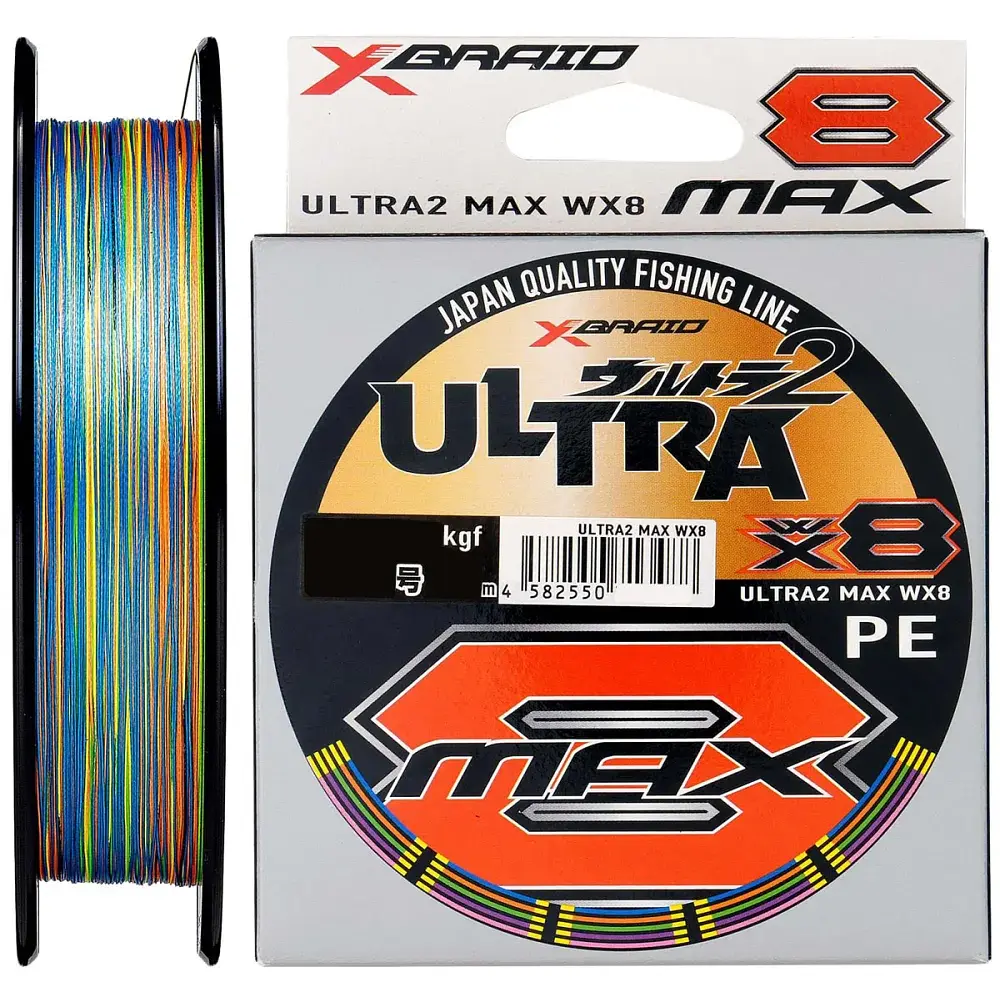 Шнур YGK X-Braid Ultra2 Max WX8 150m (5 colors) 0.6 5.6kg