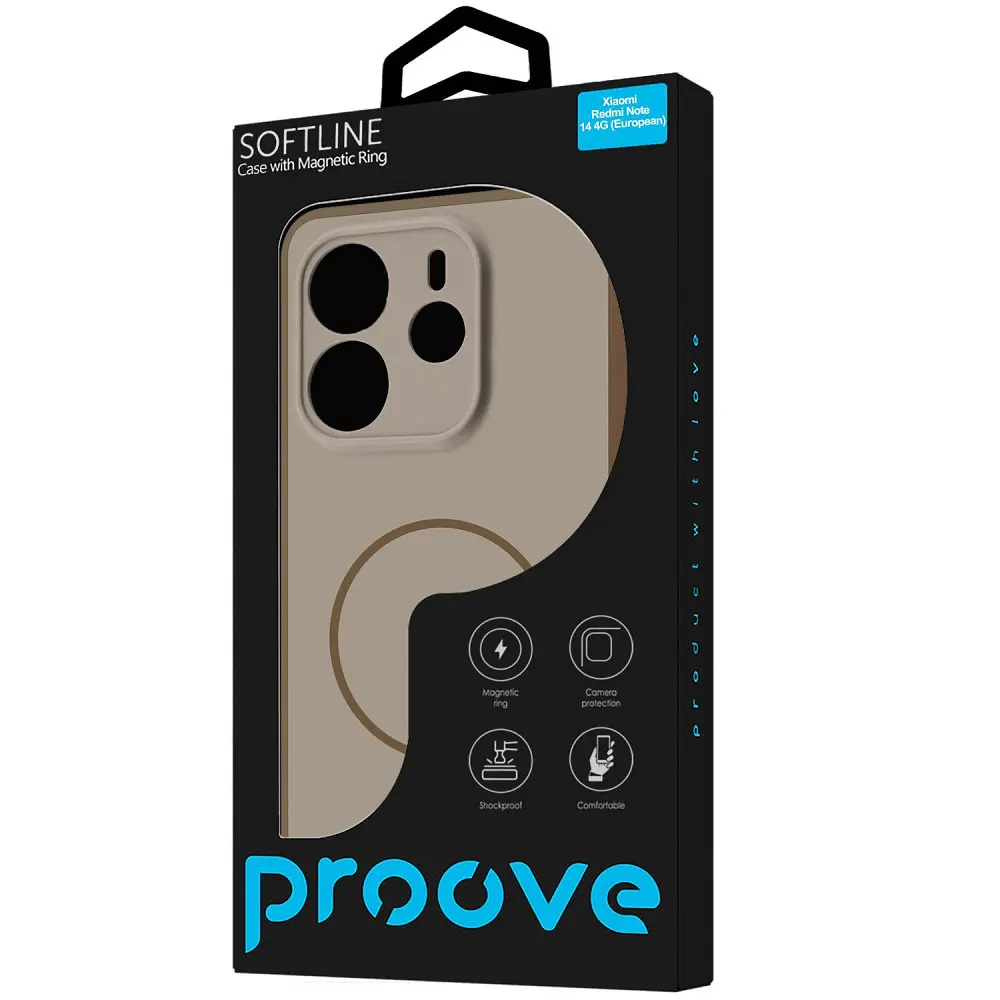 Чохол Proove Softline Case with Magnetic Ring Xiaomi Redmi Note 14 4G (Global) 163.3mm в асортименті - фото 2