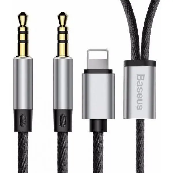 Перехідник Lightning to AUX 3.5 мм male Apple Adapter Baseus L33 - фото 2