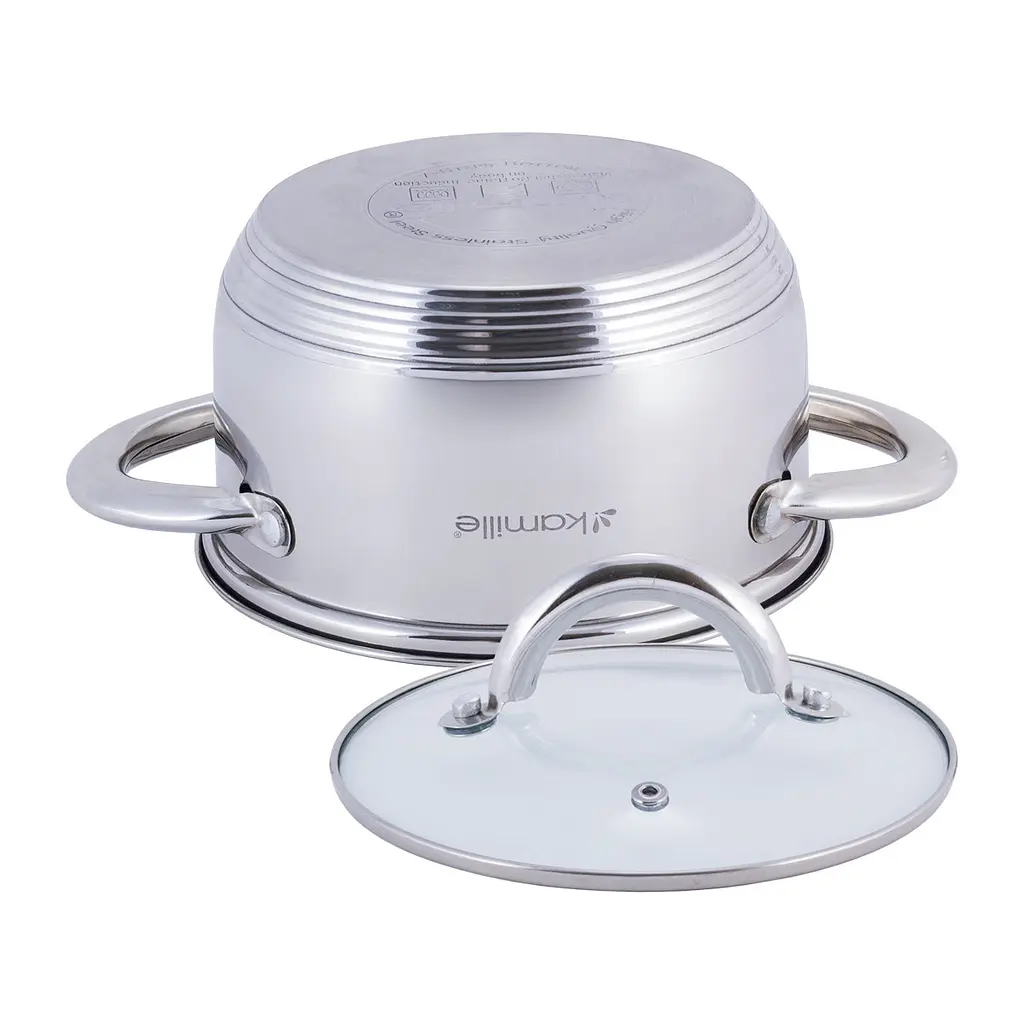 Каструля Kamille KM-5774 6.0л - фото 4