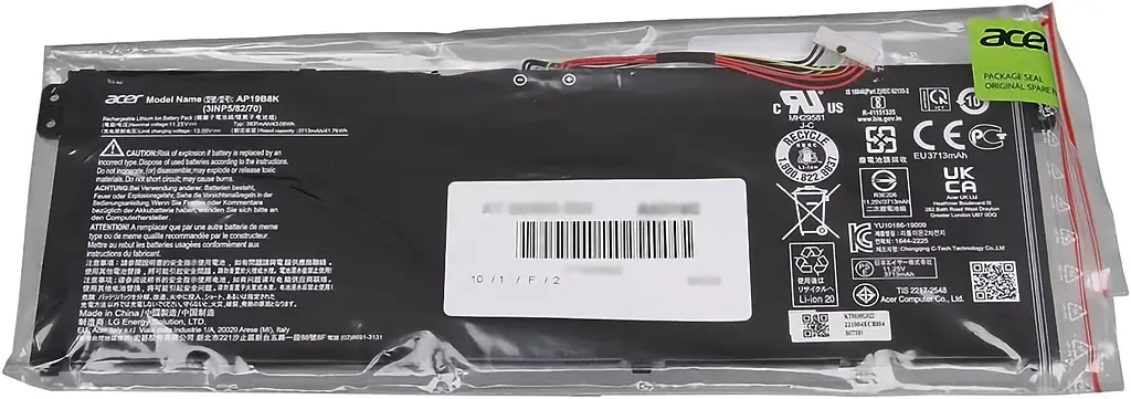 Акумулятор AP19B8K для ноутбука Acer Aspire A315-55, A315-56, A315-57, A315-58, A315-59, Extensa EX215-53 3830 mAh (KT.0030G.022), 3830 mAh - фото 4