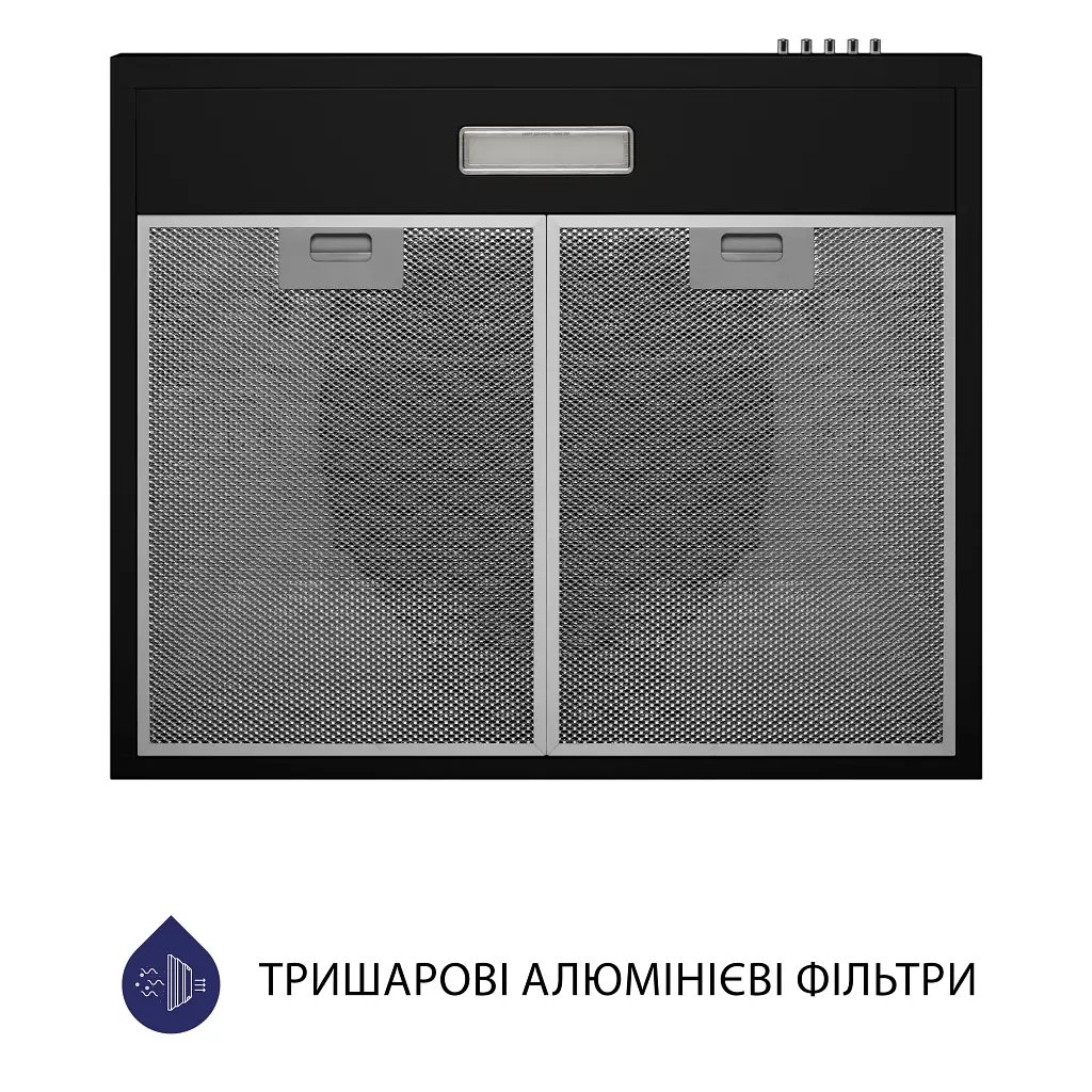 Витяжка плоска Minola HPL 613 BL - фото 5