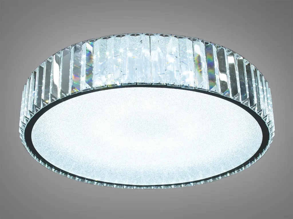 Світлодіодна кришталева стельова люстра Diasha 2831-500HR - фото 3
