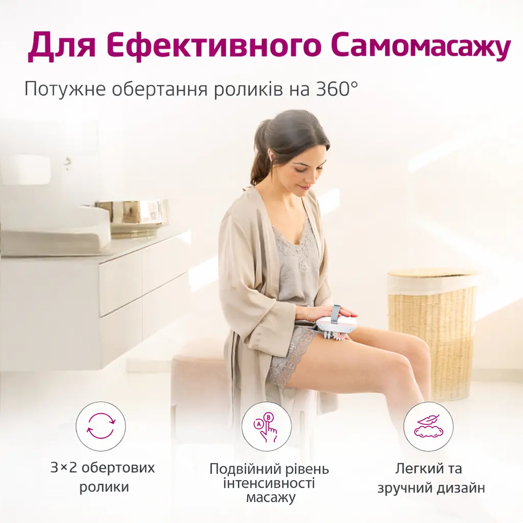 Антицелюлітний масажер Medisana AC 860 (AC 860-2878) - фото 5