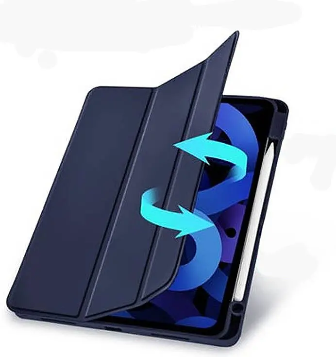 Чохол BeCover Tri Fold Soft TPU із кріпленням Apple Pencil для Apple iPad Air 11 M2 2024 Насичено-синій (711401) - фото 6