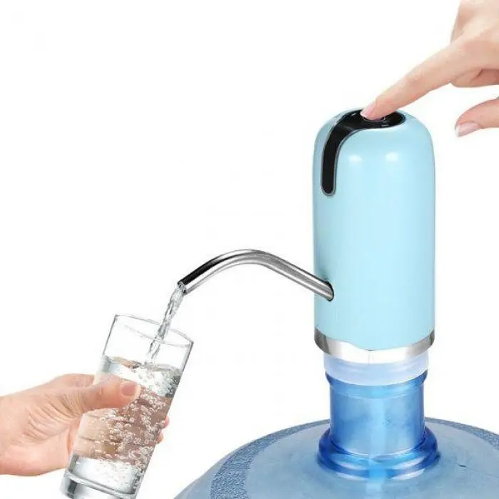 Електрична акумуляторна помпа для води Charging Pump C60 Блакитна - фото 5