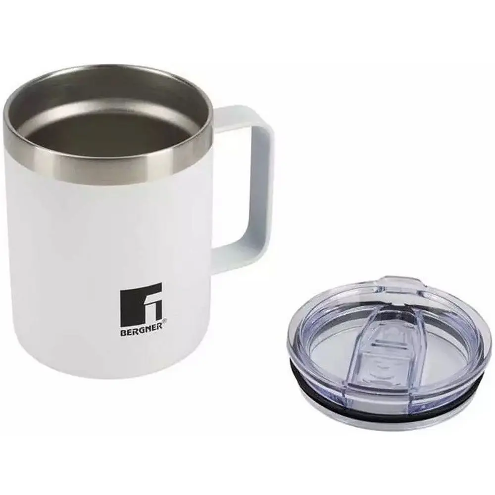 Термокружка Bergner Coffee & Tea Lovers 350 мл (BG-37788-WH) - фото 2