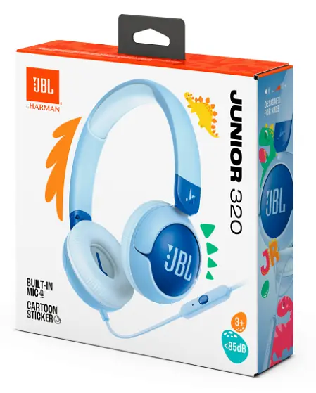 Гарнітура JBL JR320 Синій (JBLJR320BLU) (7065591) - фото 8