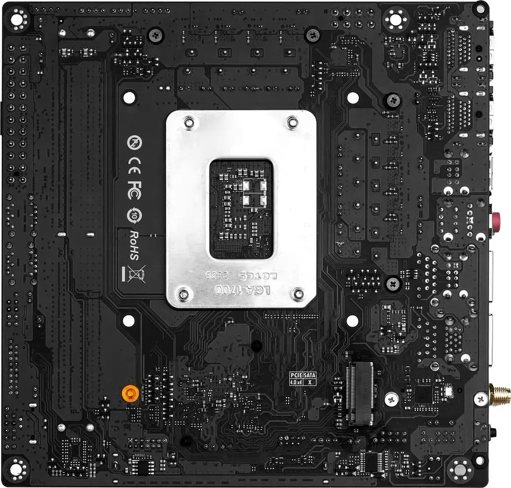 Материнська плата MAXSUN Terminator B760ITX D5 (MS-CHALLENGER B760ITX D5) (Socket 1700, Intel B760, Mini-ITX) - фото 3