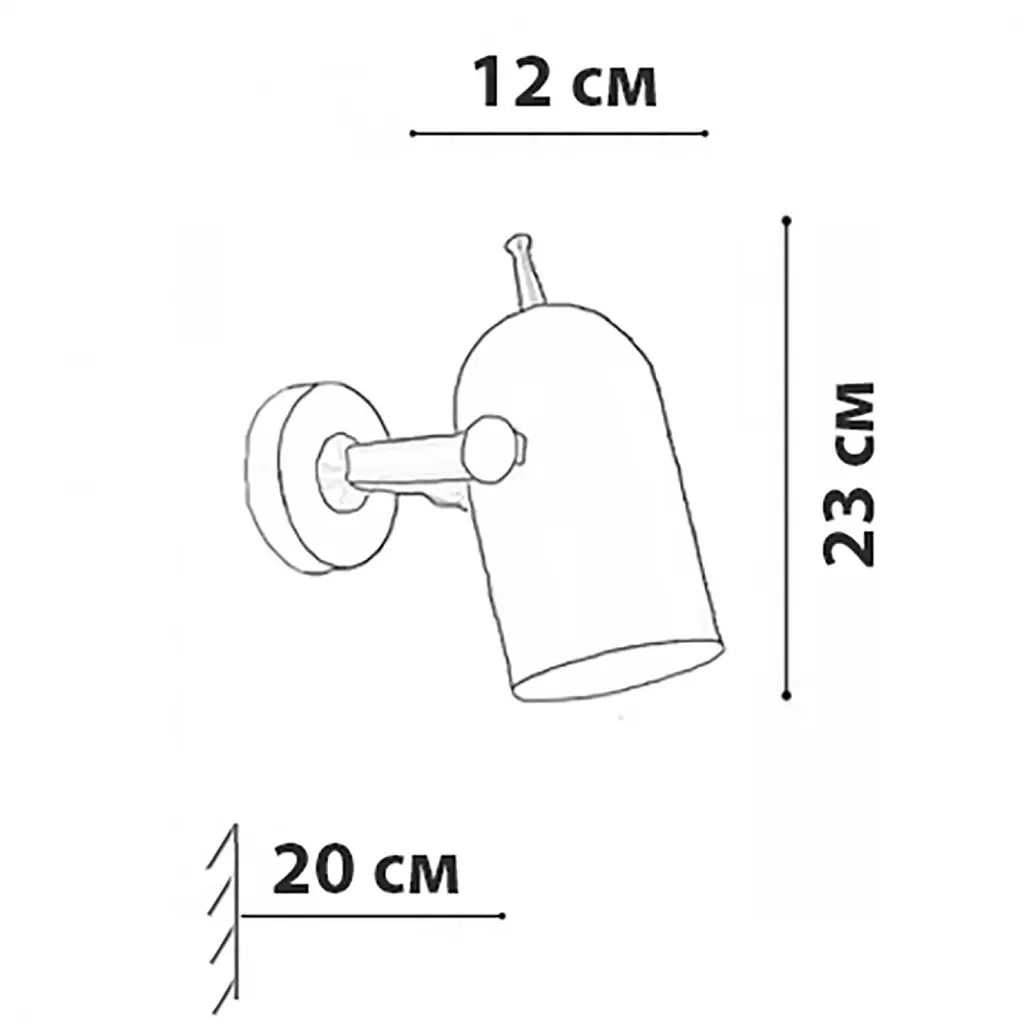 Бра Friendlylight Bullet WL FL4022 - фото 5