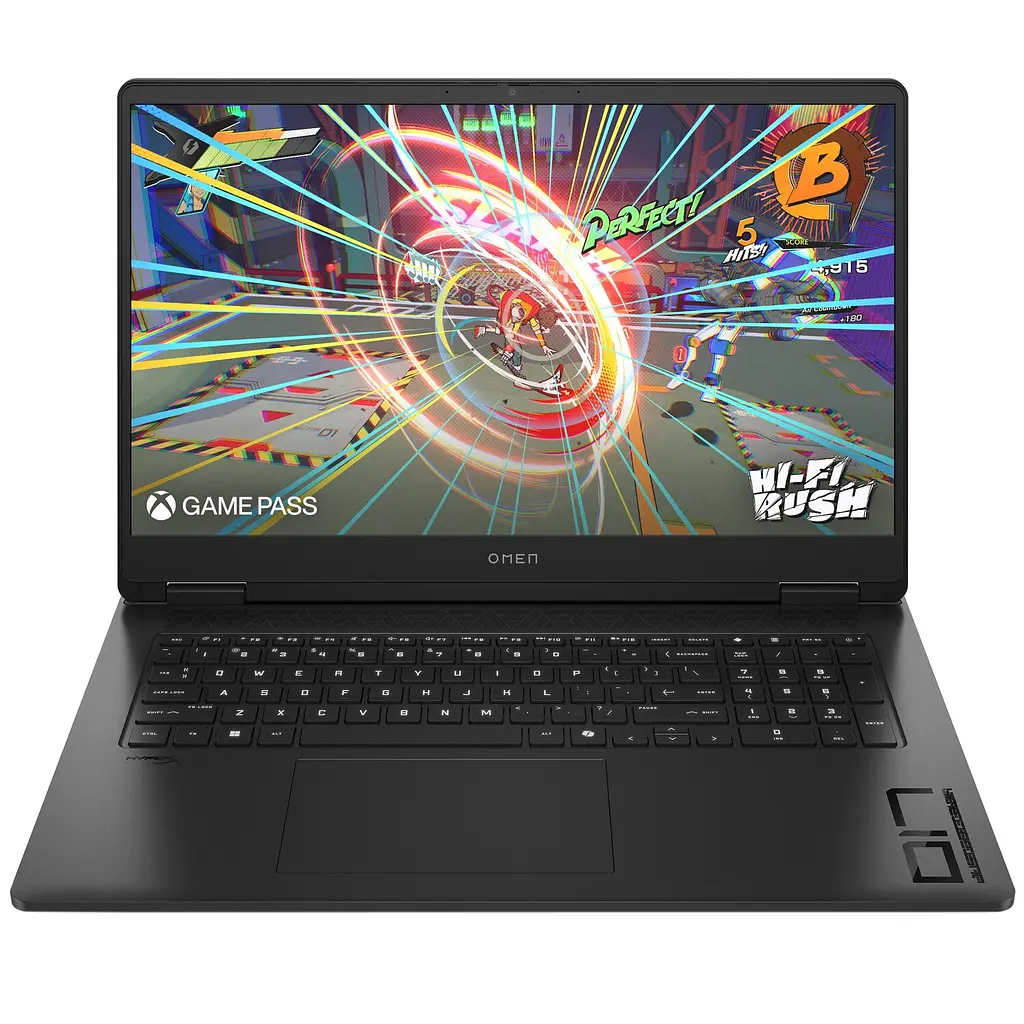 Ноутбук HP OMEN Gaming 17-db1013ua 17.3 FHD IPS,300n/Ryzen AI 9-365(5.0)/24Gb/SSD1Tb/RTX5060,8GB/DOS/Чорний (C9SB1EA)