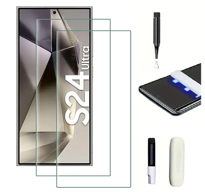 Захисне скло DK для Samsung Galaxy S24 Ultra S928 UV Curved 019459 clear 2 шт. - фото 2