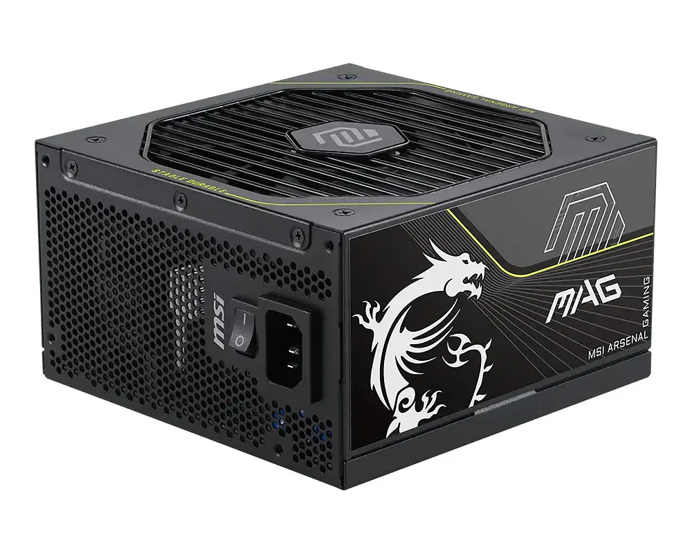 Блок живлення MSI 1000W MAG A1000PLS PCIE5 (MAG A1000PLS PCIE5) - фото 2