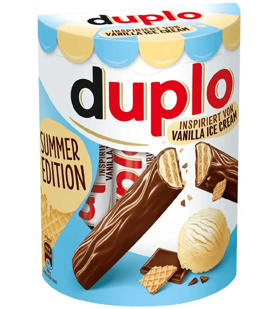 Батончики Ferrero Duplo Vanilla Ice Cream 10 шт, 182 г