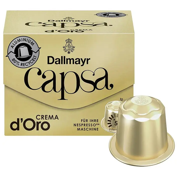 Кава в капсулах Dallmayr Crema d'Oro 10 капсул 56 г - фото 2