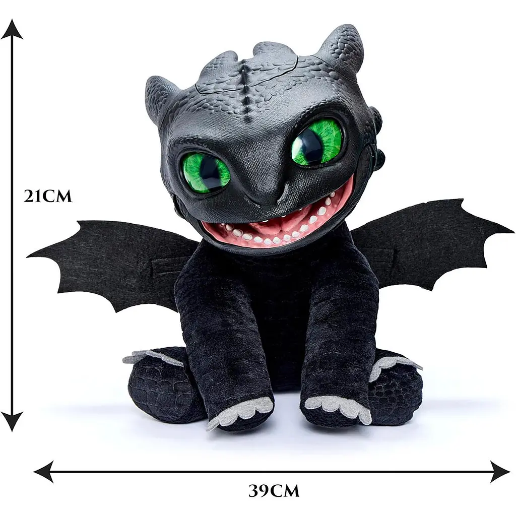 Інтерактивна м'яка іграшка PUPPETRONIC BY REAL FX - БЕЗЗУБИК REAL FX HTTYD-1001-01 - фото 3