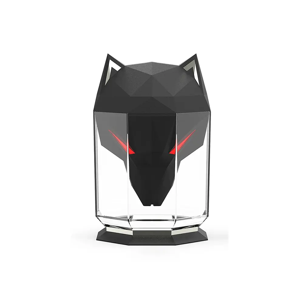 Портативний зволожувач повітря та аромадифузор Kinscoter Guardian Wolf SH-L162 650 мл, чорний - фото 2