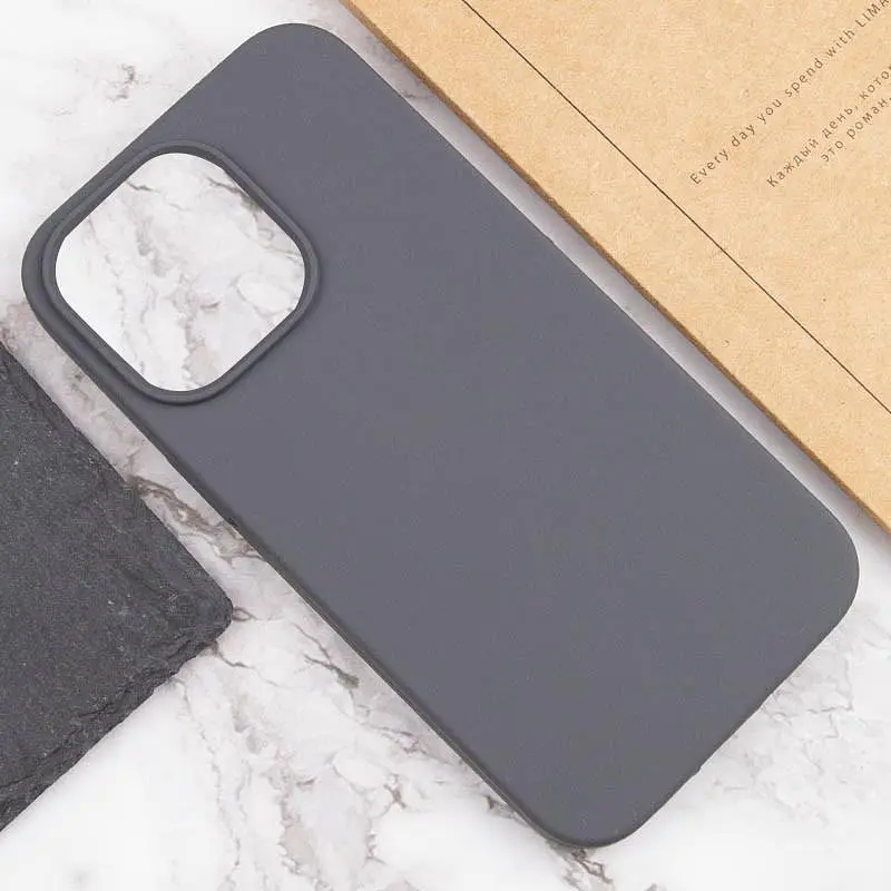 Чохол Epik Silicone Case Full Protective AA NO LOGO для Apple iPhone 15 Pro Max 6.7" Сірий/Dark Gray - фото 2