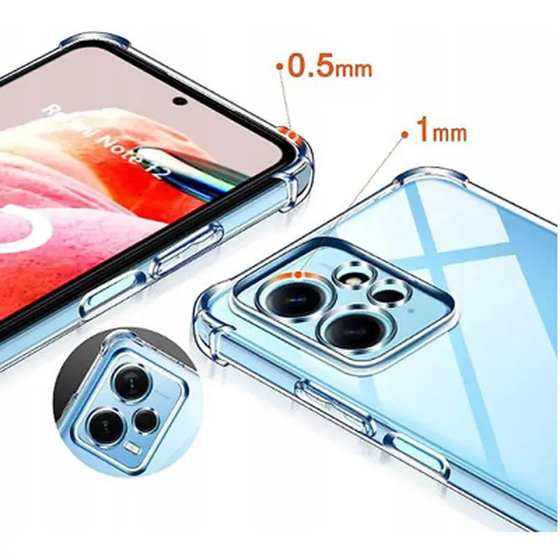 Чохол до мобільного телефона BeCover Anti-Shock Xiaomi Redmi Note 12 4G Clear (709325) - фото 3