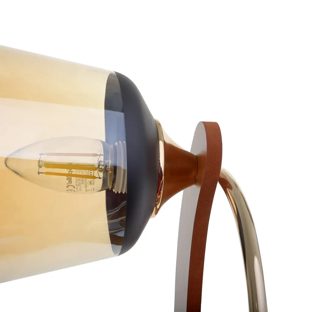 Люстра потолочная Brille для кухни E27 60W G (LK-704S/3) - фото 2