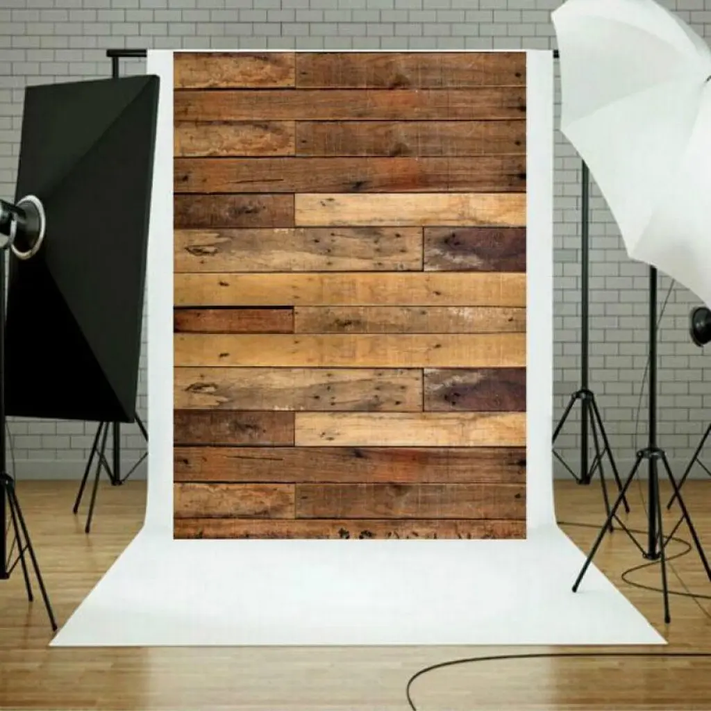 Фон для студійної зйомки Puluz 210х150cm Dark Wood (TBD047724701D) [168897] - фото 2