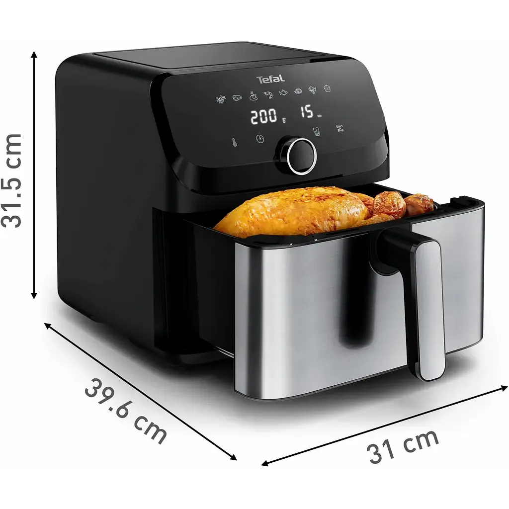 Мультипечь Tefal Easy Fry Mega 1700 Вт черный (EY855D10) - фото 3