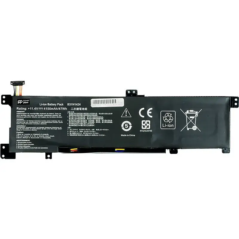 Акумулятор PowerPlant для ноутбуків ASUS A401L (B31N1424) 11.4V 4150mAh (NB431267) - фото 2