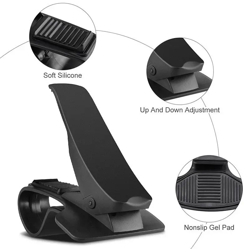 Автотримач Fonus N92 Dashboard Holder Black - фото 2