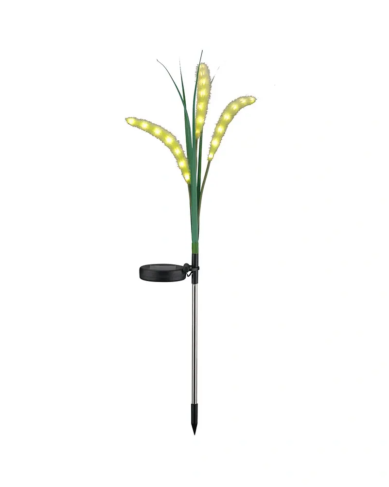 Уличный светильник на солнечной батарее Goldlux 329431 Flora LED 3000K IP44 зеленый - фото 3