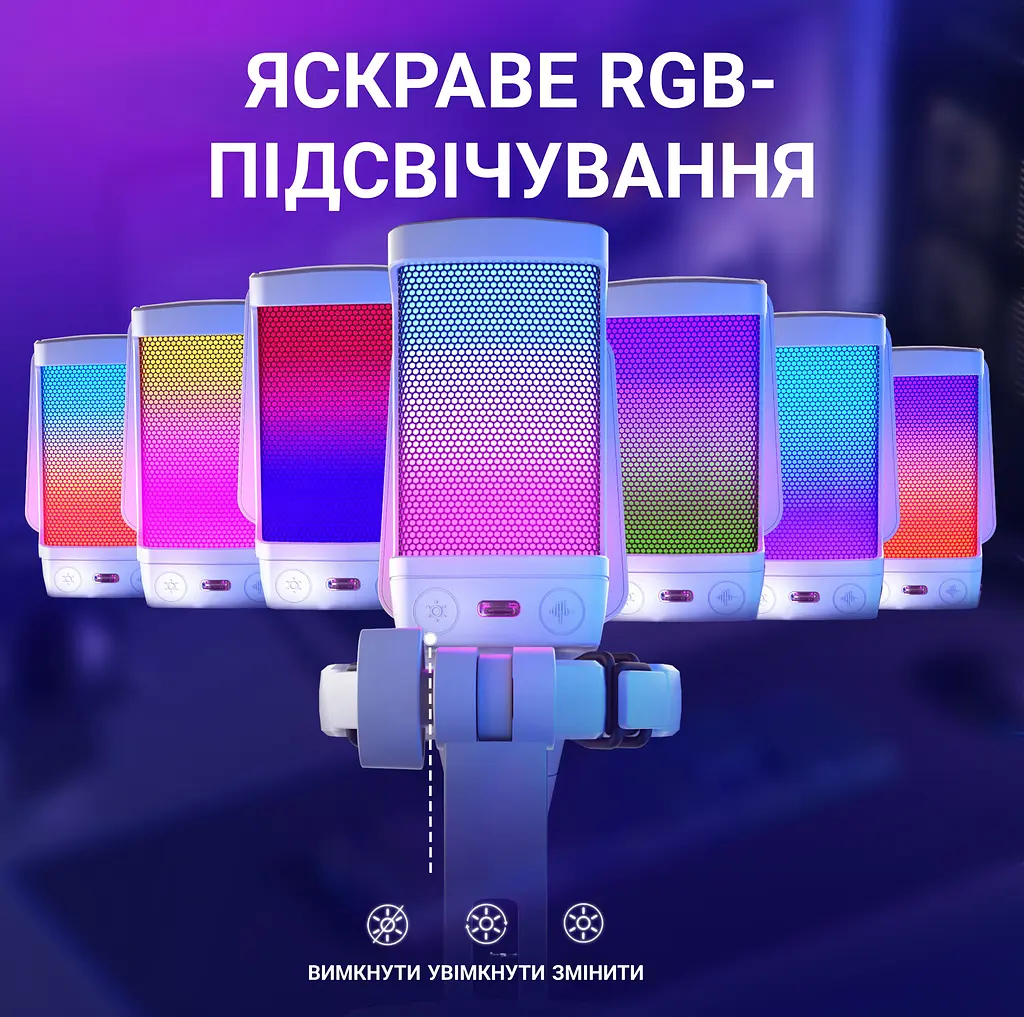 Микрофон Fifine White (Q6W) - фото 6