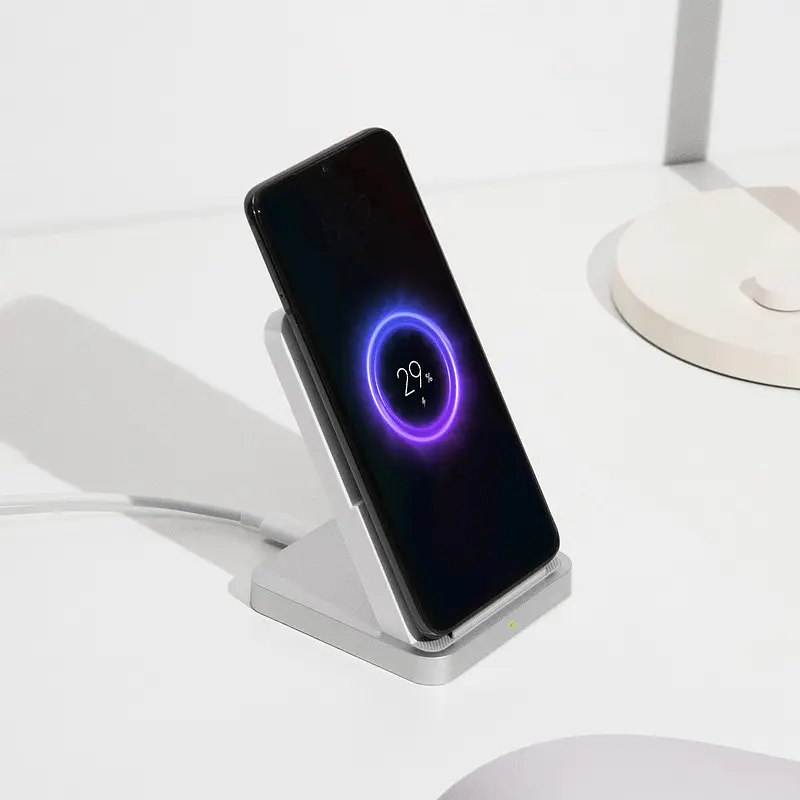 Беспроводное зарядное устройство для XiaomiVertical Air-cooled Wireless Charger 30W (MDY-11-EG) - фото 7