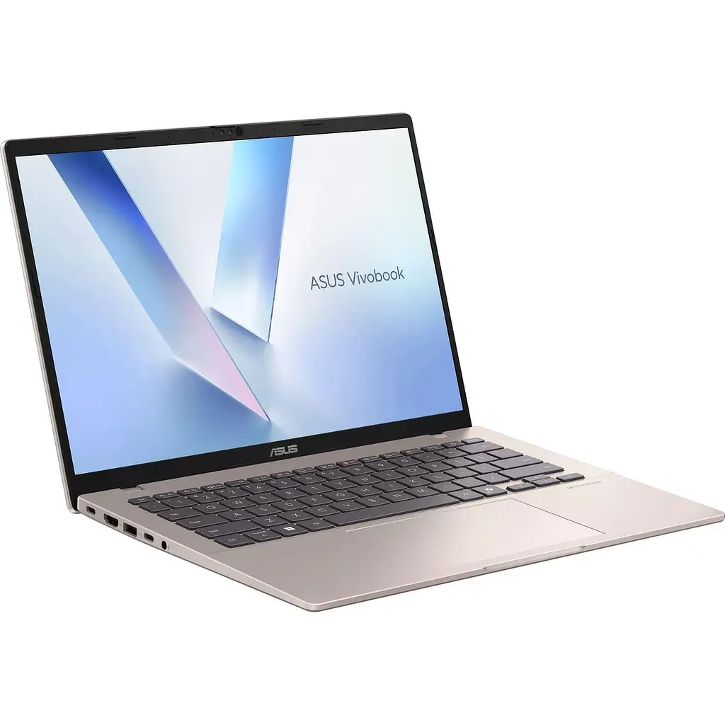 Ноутбук ASUS Vivobook 14 M1407KA-LY230 (14 FMI, Ryzen 5 AI 330, 16 GB, 512 SSD, UMA, DOS) Platinum Gold (90NB15H2-M00DV0) - фото 2