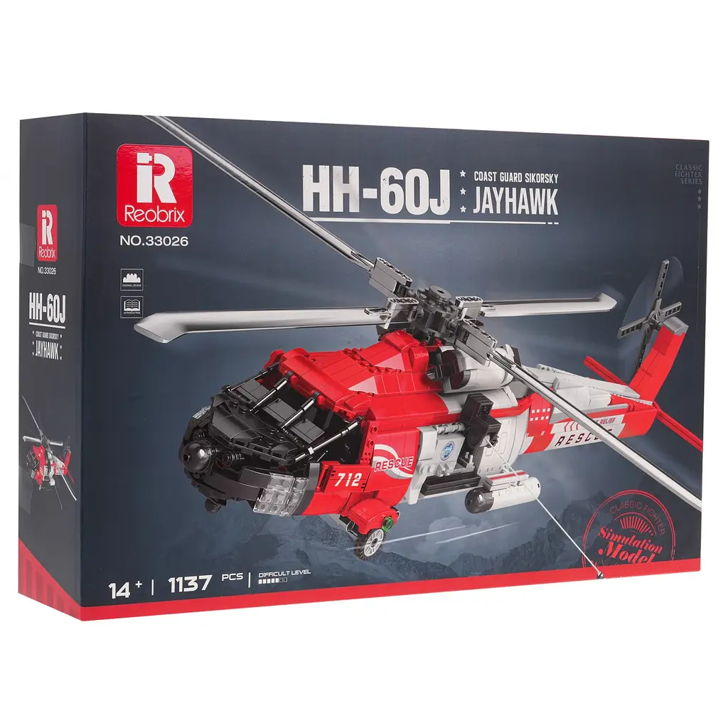 Конструктор детский вертолет Helicopter HH-60J 1137 шт. - фото 7