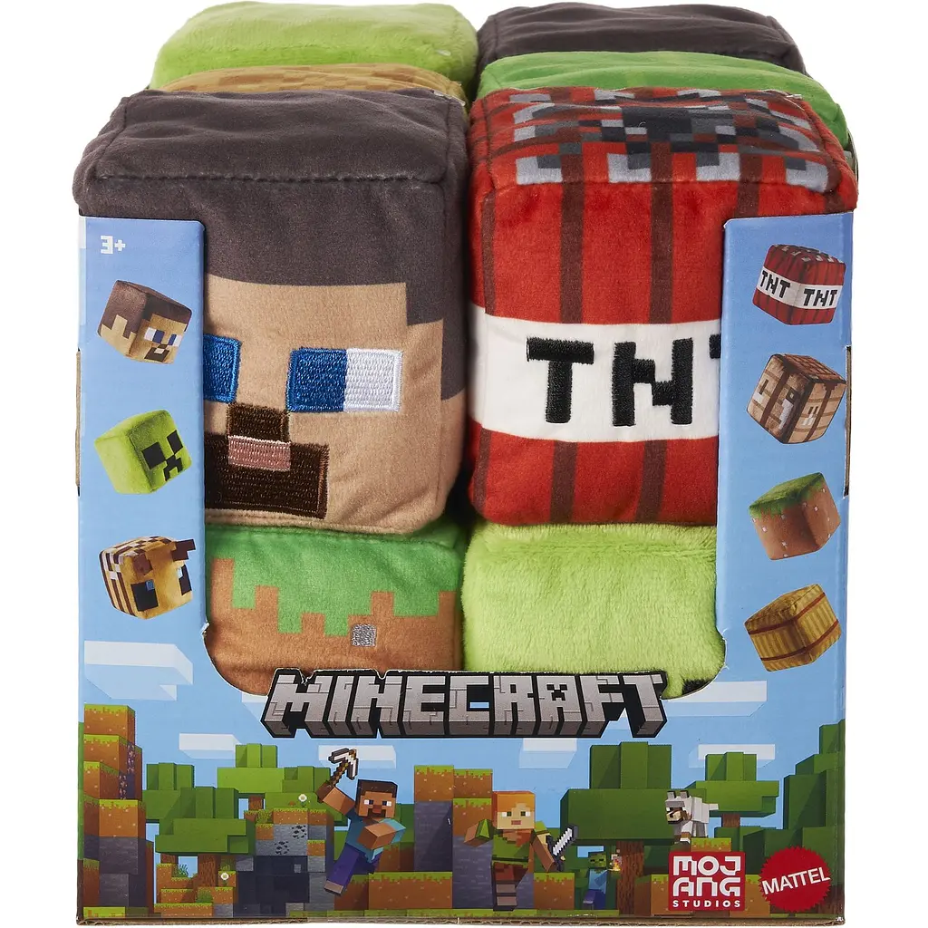 М'яка іграшка Minecraft квадратна в асортименті (JGR74) - фото 2
