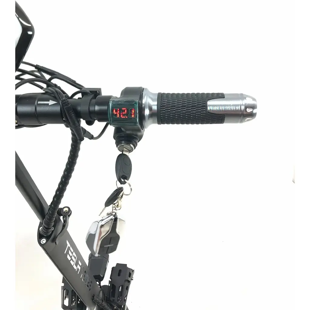 Електросамокат Tesla 10000 NEW (1000W, 48V, 21Ah) Чорний - фото 9