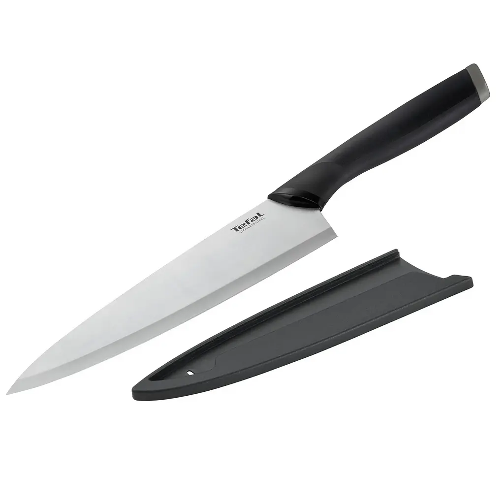 Ніж шеф-кухаря Tefal Comfort, з чохлом, 20 см (K2213244) - фото 2