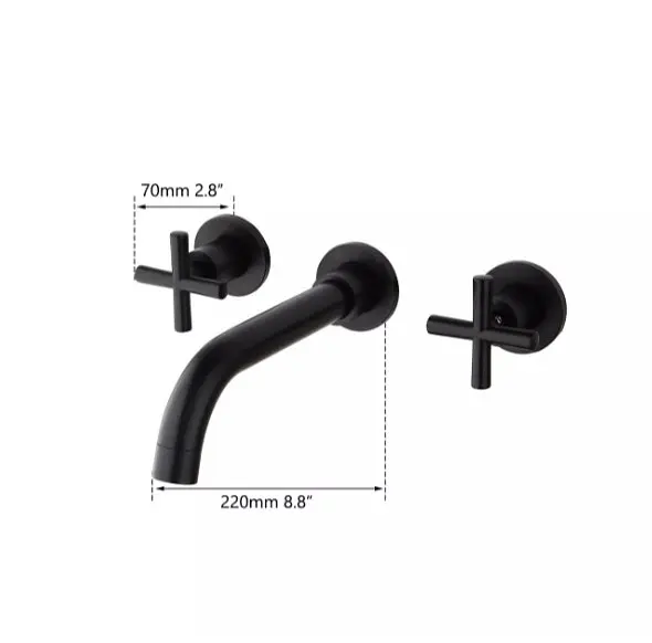 Змішувач для раковини WEZER VAL10-10-BLACK - фото 2