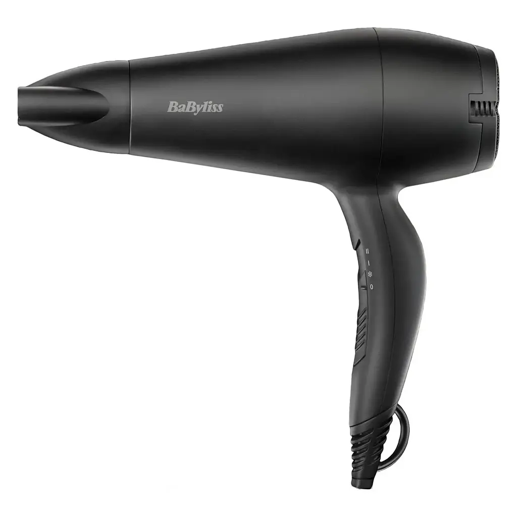 Фен Power Smooth, 2000Вт, 2 режими, іонізація, хол. обдув, 2 насадки, чорний BaByliss teh0017562 - фото 3
