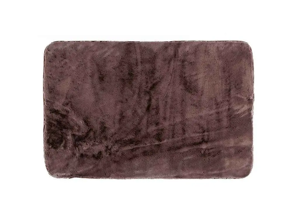 Килимок DARIANA 60*90см горіховий для підлоги з еко-хутра Moonbeam