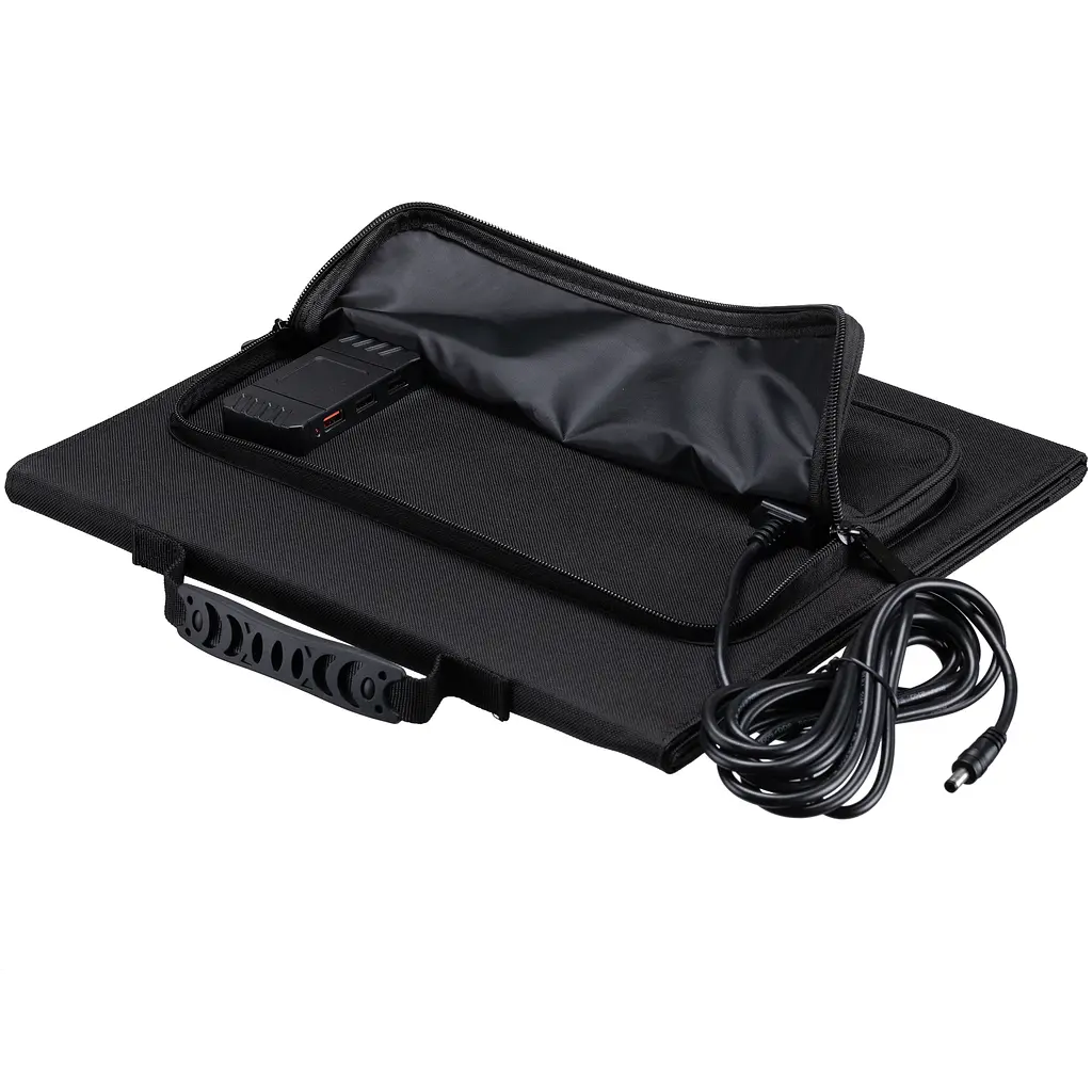 Портативний зарядний пристрій сонячна панель Bresser Mobile Solar Charger 40 Watt USB DC (3810040) - фото 5