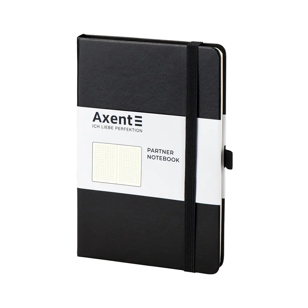 Книга записна Axent Partner, 125x195 мм, 96 аркушів, крапка, чорна (8306-01-A) - фото 2