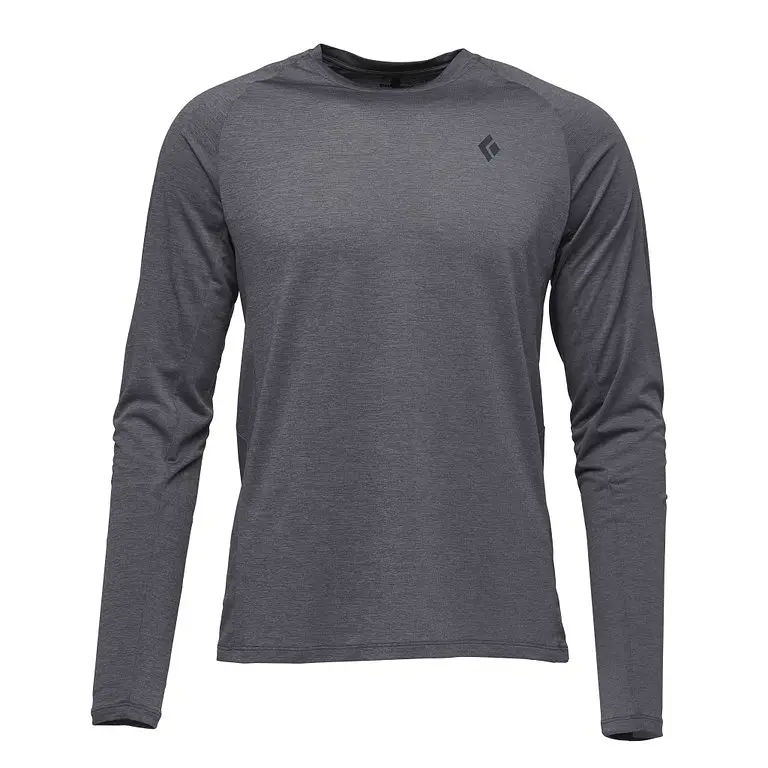 Футболка чоловіча Black Diamond M Lightwire LS Tech Tee 3XL Сірий - фото 3