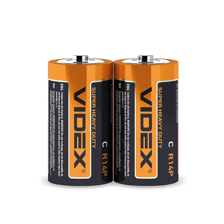 Батарейка сольова Videx R14P/C 2шт SHRINK VIDEX (21154-000) - фото 4