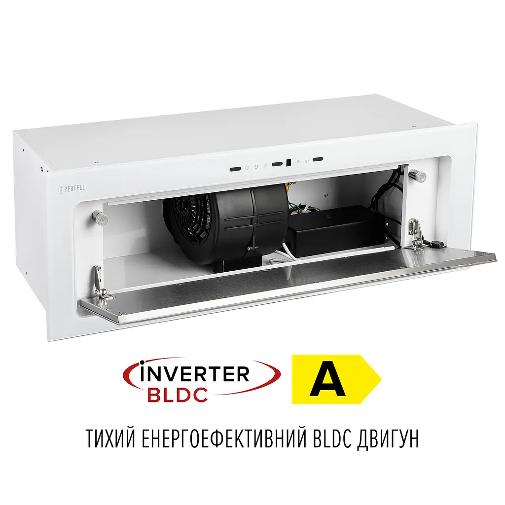 Витяжка повновбудована PERFELLI DESIGN VISION 9 BIANCO SILENZIO - фото 11