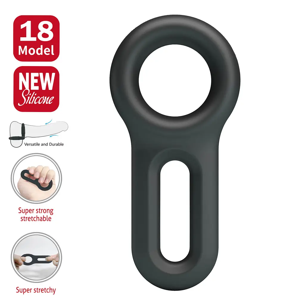 Ерекційне кільце Crazy Bull Penis Ring Oniel PRETTY LOVE BI-210363 103645 - фото 7