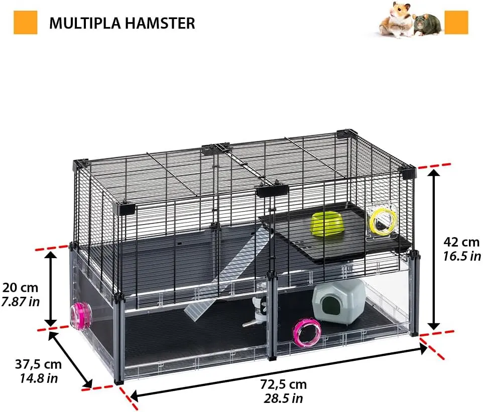 Клітка Ferplast Multipla Hamster для хом`яків та мишей - фото 2