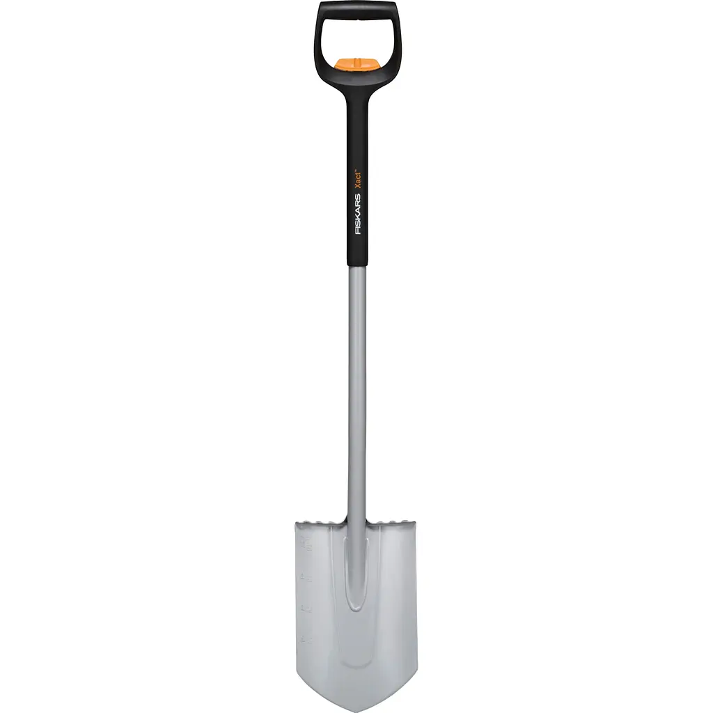 Лопата з заокругленим лезом Fiskars Xact телескопічна (1066732) - фото 2